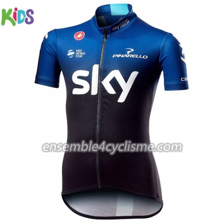 Maillot Cyclisme 2019 Team Sky Enfant N001